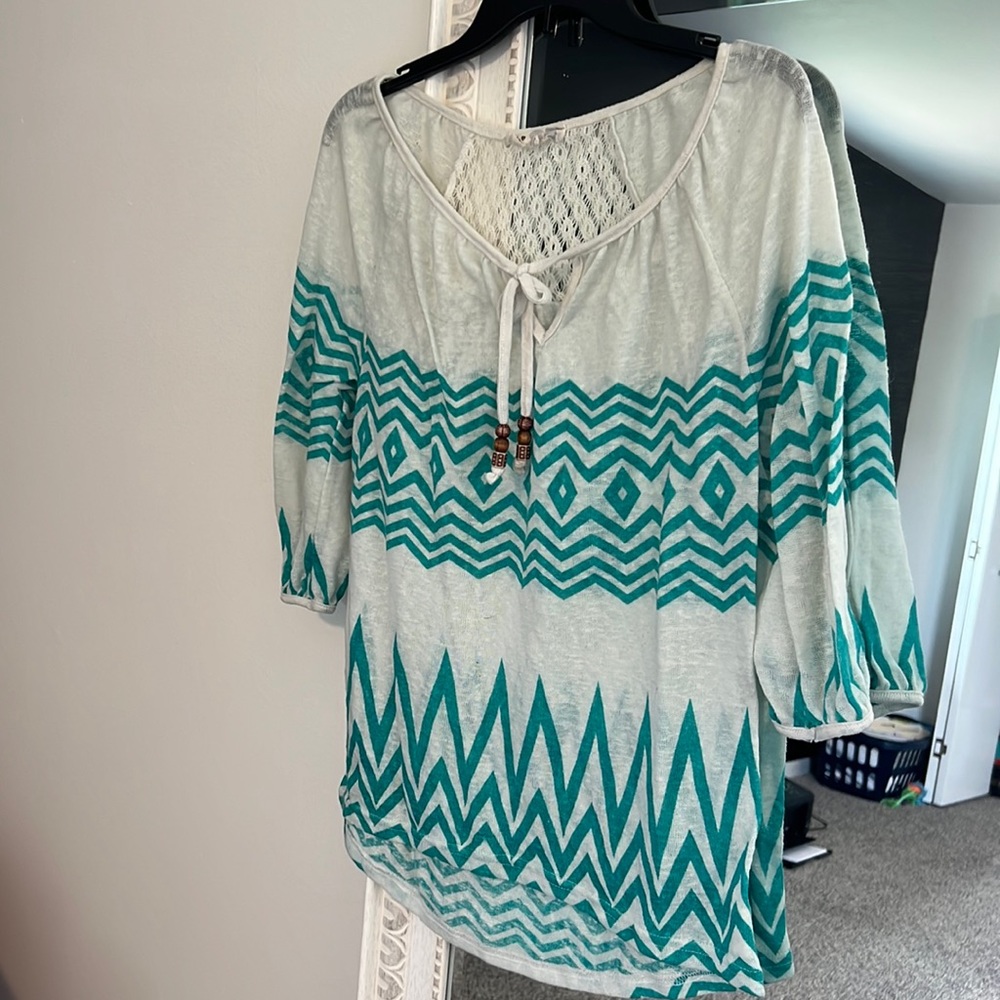 Green/ivory top small
